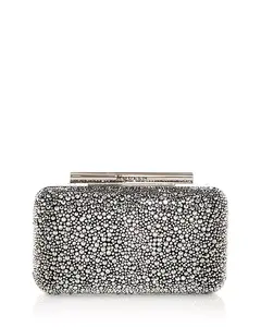 Клатч-Коробочка Alexander с Т-образным ремешком и декоративной отделкой Mcqueen, черный