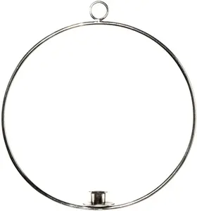 Подсвечник Creativ deco "Новогодние украшения", (1 шт.), подвесное освещение Ø 40 см, цвет silberfarben