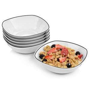 Миски для мюсли bilgola black rim 6 шт. Sänger, белый