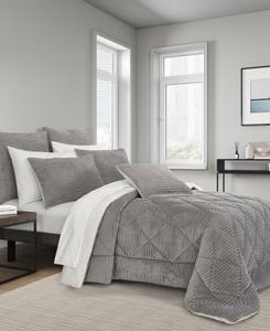 Комплект постельного белья Everett Plush из 3 предметов, размер King/California King J Queen New York, Light Gray