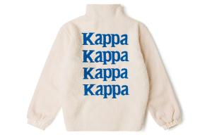 Вельветовая куртка Unisex с отложным воротником, умеренная длина Kappa, bleached-011