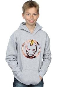 Толстовка с символом «Железный человек» Marvel, серый