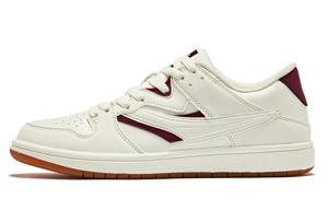 Кроссовки QIAODAN Skateboarding Shoes Women's Low-top Ivory, слоновая кость