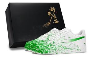 Nike Кроссовки Air Force 1 с низким верхом, противоскользящие, износостойкие, для скейтбординга, мужские, белые, зеленые