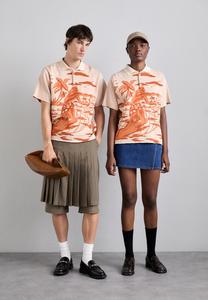 Рубашка-поло The Big Catch Unisex Carne Bollente, многоцветная