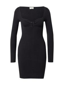 Вязаное платье Abercrombie & Fitch Knitted dress, черный