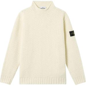 Джемпер Mock Neck Jumper STONE ISLAND, слоновая кость