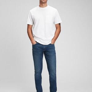 Джинсы skinny-fit с потертостями Gap, синий