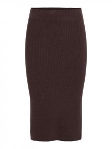 Noisy may Юбка миди цвета кофейного зерна