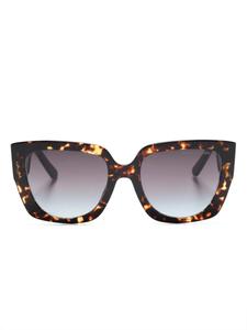 Marc Jacobs Eyewear солнцезащитные очки J Marc в квадратной оправе, коричневый