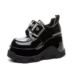 Shangjinni Повседневные однобортные туфли женские черные