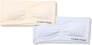 Набор бесшовных бюстгальтеров-бандо для девочек Calvin Klein Girls, Halogen Blue/Antique White