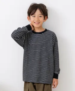 Полосатая футболка с длинными рукавами Chil2, цвет Black