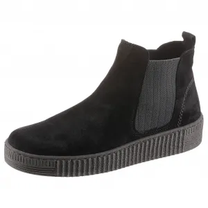 Ботинки челси Gabor с тонкой декоративной стежкой, черный