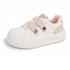 Анти-кик, амортизирующие, устойчивые к истиранию, увеличивающие высоту, низкие кроссовки для детей и подростков ADOONGA, бежевый/розовый