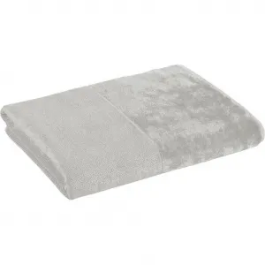 Полотенце Bamboo Luxe с шелковисто-глянцевыми бордюрами Möve, серебристый