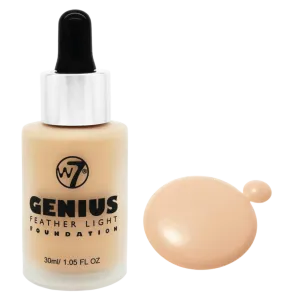 Жидкая тональная основа свежего бежевого цвета W7 Genius, 30 мл
