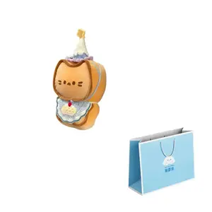 Креативная плюшевая кукла в виде воспитанного кота Cookie Cat, высота 23см/30см/40см Nodding Bud Bug