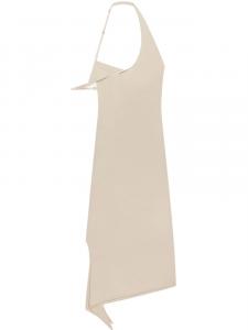 Courrèges платье миди Undressed, нейтральный цвет