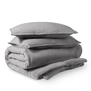 Комплект пододеяльников Bare Home, стираемый в домашних условиях, цвет Frost Grey