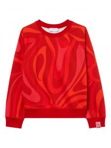 PUCCI толстовка с принтом Marmo, красный