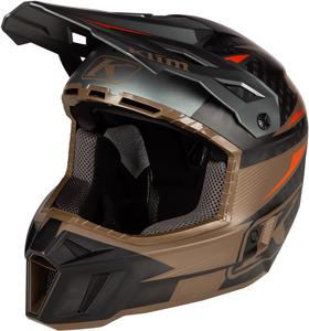 Внедорожный шлем KLIM F3 Carbon Pro, сертифицированный по стандарту ECE., Striker Potter's Clay