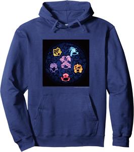 Худи Trolls NEON TROLLS, синяя