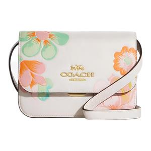 Кошелек Brynn из галереи кожи маленький квадратный женский белый COACH