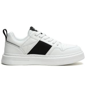 Кеды мужские, обувь для скейтбординга низкая Mulinsen, белый/черный