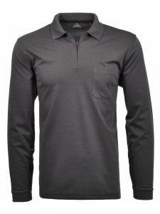 Футболка Ragman Langarm Polo, серый
