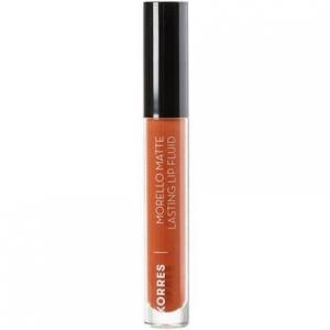 Жидкая матовая помада Morello, стойкая, красная глина, 58 - 34 мл Korres