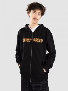 Толстовка Spitfire Flames Script Sweatjacke, black