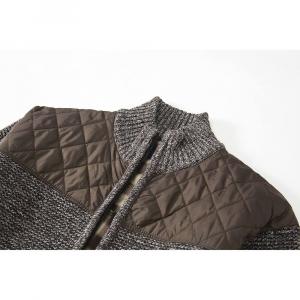 Детский вязаный кардиган с молнией и полной молнией Gioberti на подкладке из мягкой фланели с начесом, цвет Melange Coffee