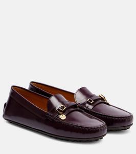 Кожаные мокасины Gommino Tod's, Kraft Chiaro