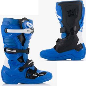 ALPINESTARS PROTECTS Итальянские мотоциклетные ботинки A-Star для бездорожья, детские женские молодежные, малый размер, противоударные, синие 712, размер 38