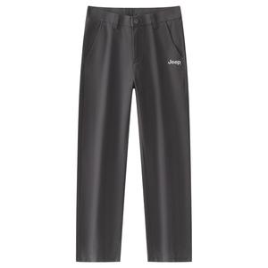 Повседневные брюки Unisex Moderate Straight Fit Jeep, темно-серый