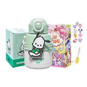 Hello kitty термостакан из нержавеющей стали 600 мл Sanrio, зеленый