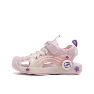 Детские сандалии с низким верхом, устойчивые к истиранию и скольжению SNOOPY, розовый