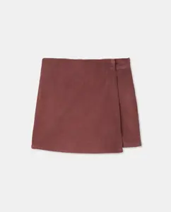 Простая вельветовая юбка-шорты для девочки Kids El Corte Inglés, баклажановый