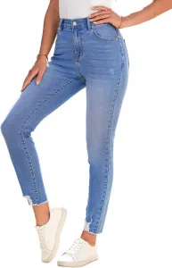 SHEWIN Женские рваные скинни джинсы с эффектом стройности