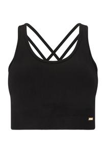 Спортивный бюстгальтер Aideny бесшовного дизайна ENDURANCE ATHLECIA, цвет 1001 Black