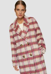 Классическое пальто MODISCHER MIT KARO-MUSTER s.Oliver BLACK LABEL, бежевый