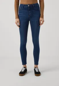 Джинсы molly с высокой талией, узкий крой Gina Tricot, Dark Blue