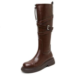 CAOT Высокие сапоги женские черные