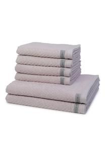 Полотенце для ванной Ross 4 X 2 X Duschtuch im Set Smart, цвет Stein