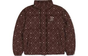 Пуховик унисекс темно-коричневый Mlb