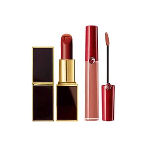 TOM FORD Премиальные помады TF Hot Color Combination, кремовые, увлажняющие, легко растушевываются, 2 шт