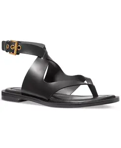 Женские сандалии-шлепанцы Irene Flat Thong Michael Kors, черный