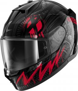 Шлем Shark d-skwal 3 shiever, Schwarz/Anthrazit/Rot