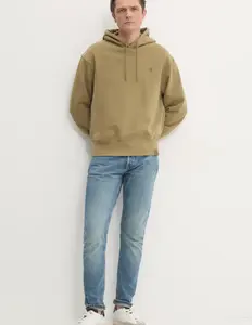 Хлопковая толстовка Calvin Klein Jeans, зеленый